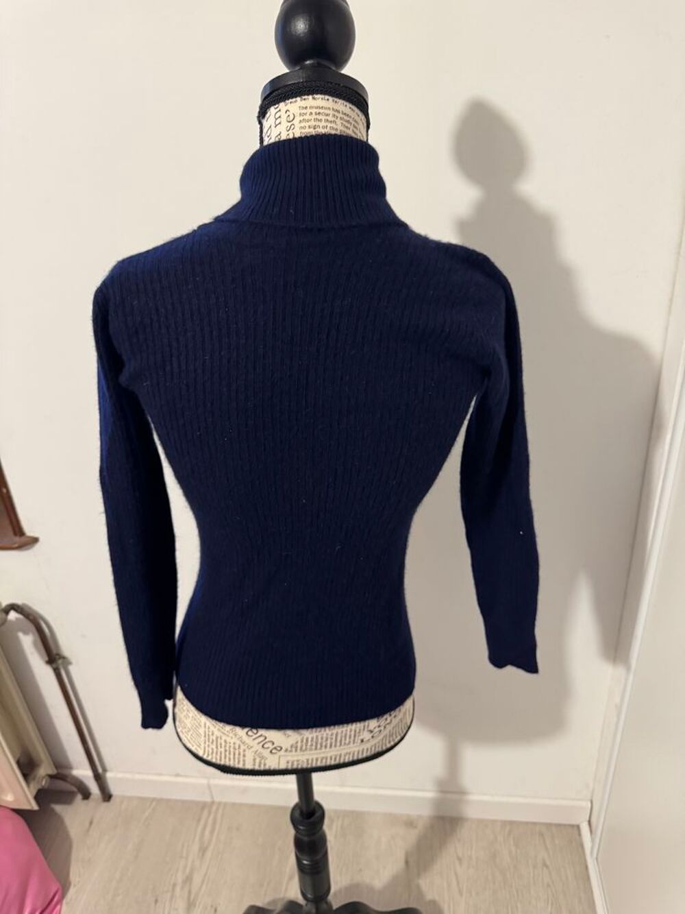 ? Pull Col Roul&eacute; Westaway ? 100% Cachemire ? Bleu Marine Vêtements