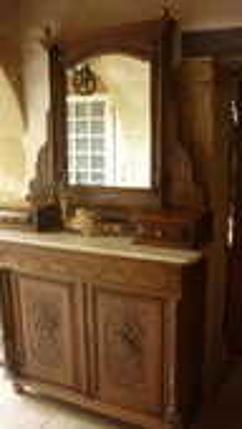 Vieux meuble avec miroir et tiroirs Meubles