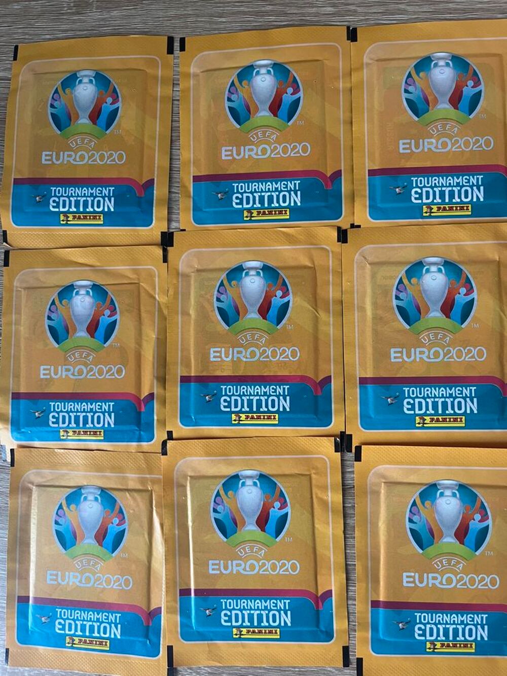 Pochette autocollants euro 2020 