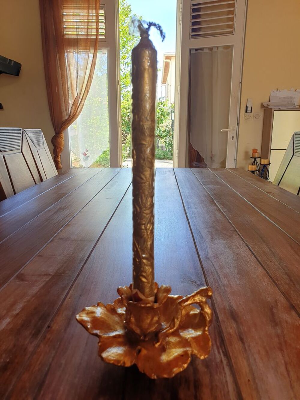 CHANDELIER DECO et sa chandelle Décoration
