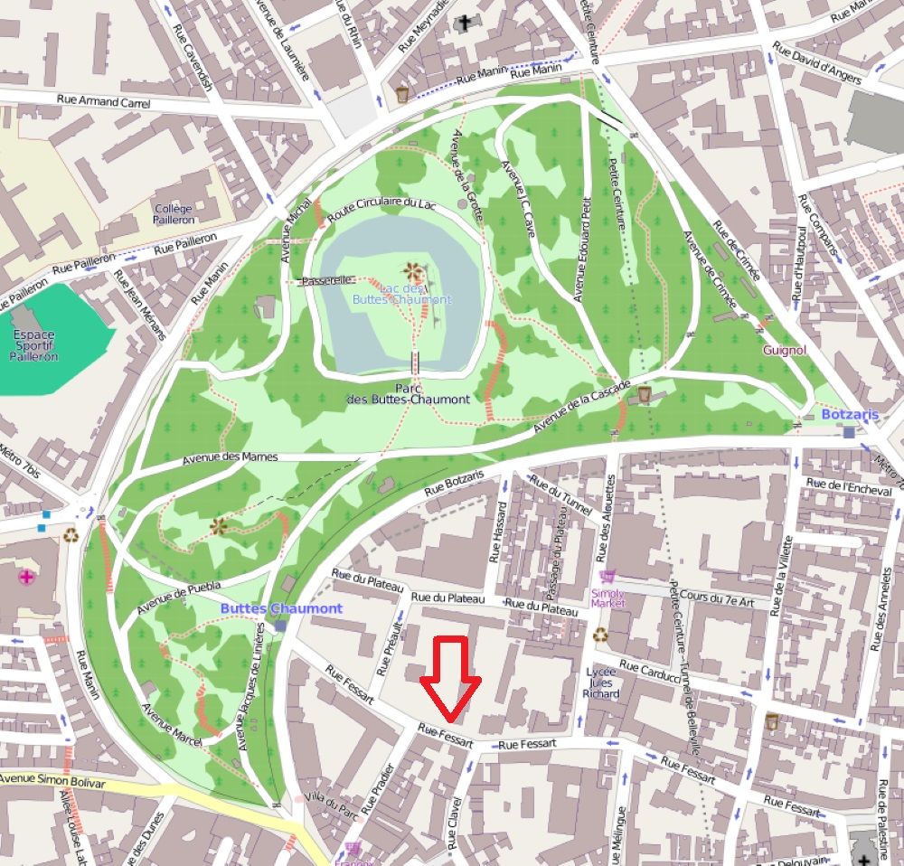 Vente Appartement Buttes chaumont Villa 8 pièces Libéral possible Paris 19