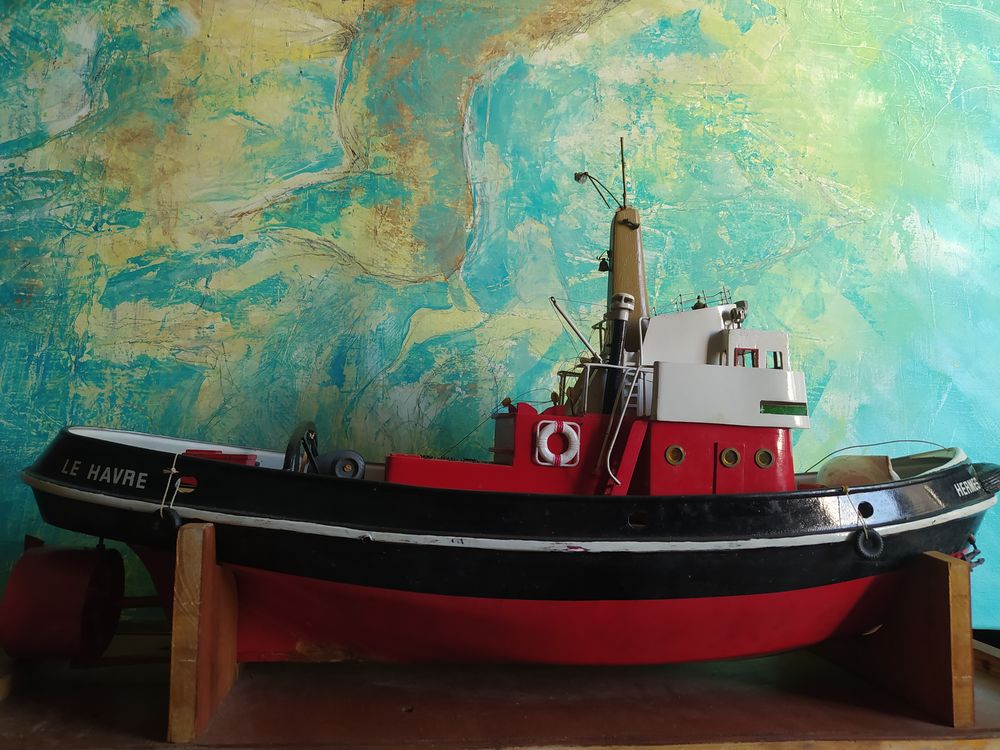 Maquette de remorqueur 