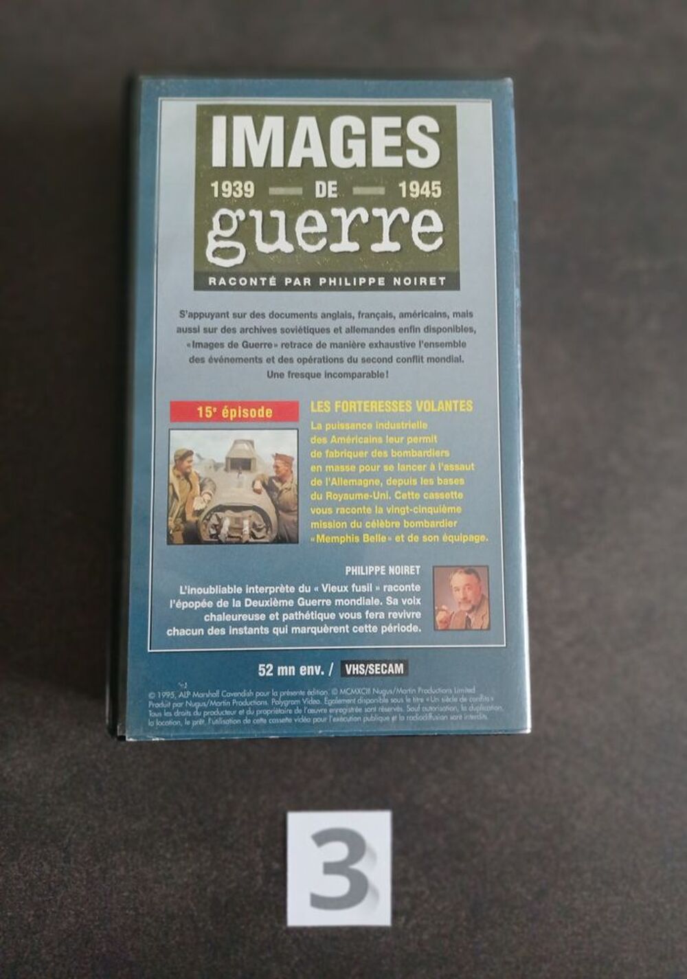 CASSETTES K7 VHS GUERRE 1939-1945 Photos/Video/TV