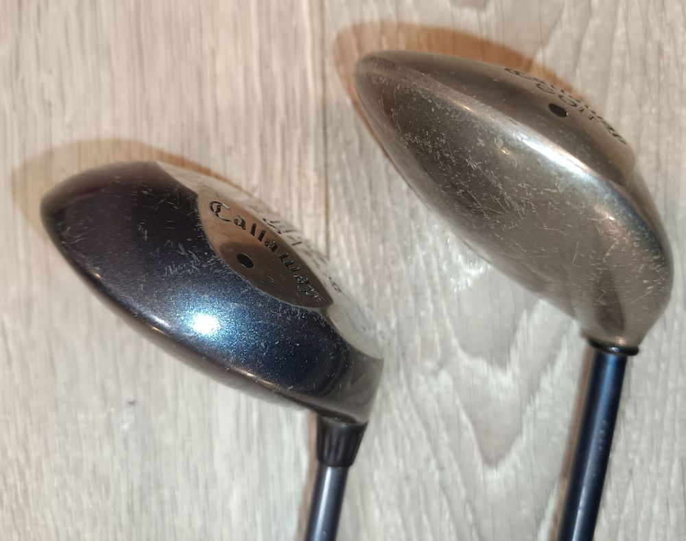 2 Bois de Golf 3 &amp; 5 Callaway Big Bertha SteelHead Graphite Sports