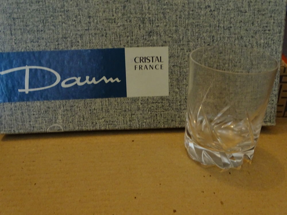Verres &agrave; Whisky de la Marque fran&ccedil;aise DAUM Cuisine
