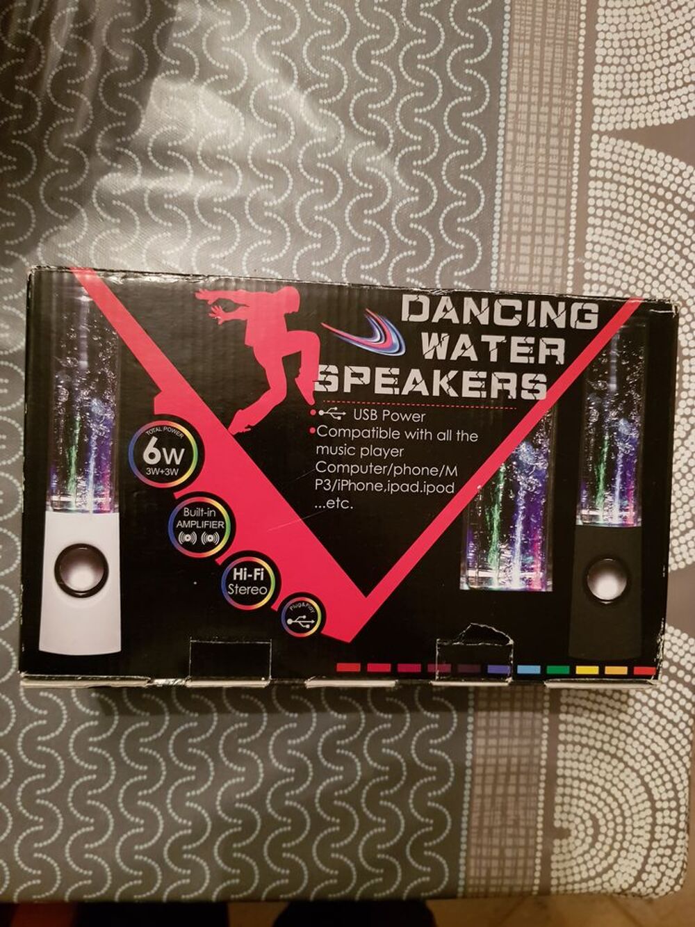 enceinte dancing water speakers Audio et hifi