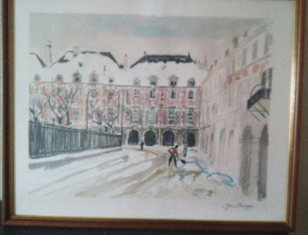  Lithographie signer 