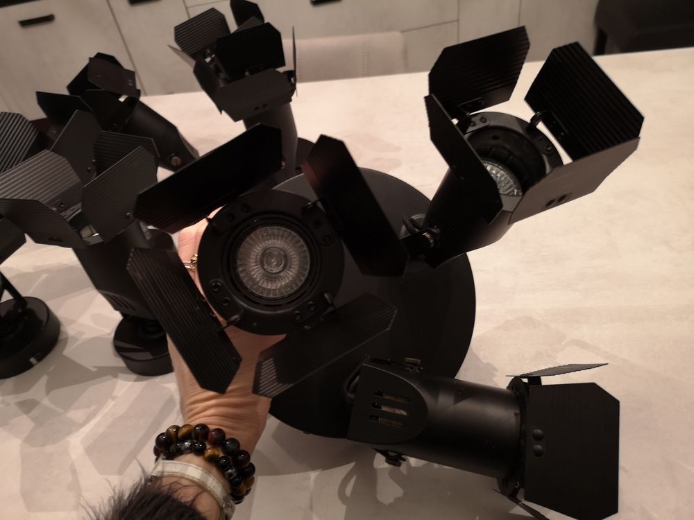 plafonnier style projecteur cinema Décoration