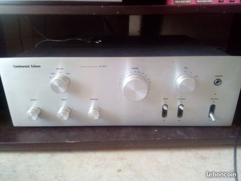 ANCIEN AMPLIFICATEUR VINTAGE Continental Edison PA 9203 Preampli EUR 52,70 - FR