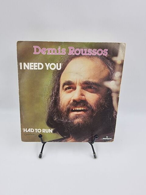 Vinyle 45 tours Demis Roussos : I Need You / Had to Run 2 Vulbens (74)