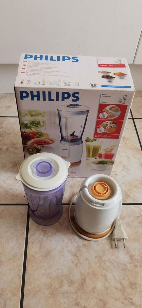 Philips mini blender/mixer + set de 3 bols 25 Dijon (21)
