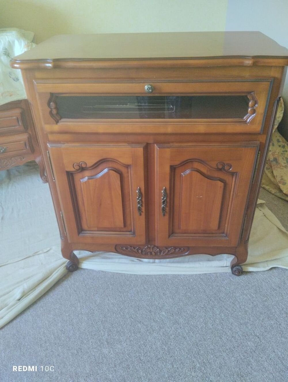 meuble t&eacute;l&eacute;vision en merisier Meubles