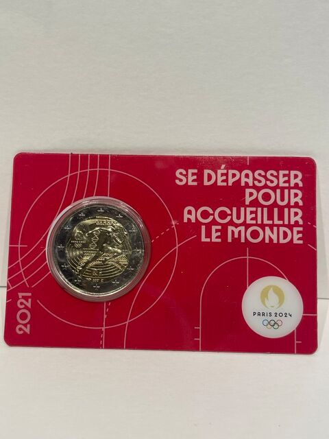 Monnaie de 2� JO Paris 2024 - 3/5 - Qualit� BU 17 Dourdan (91)