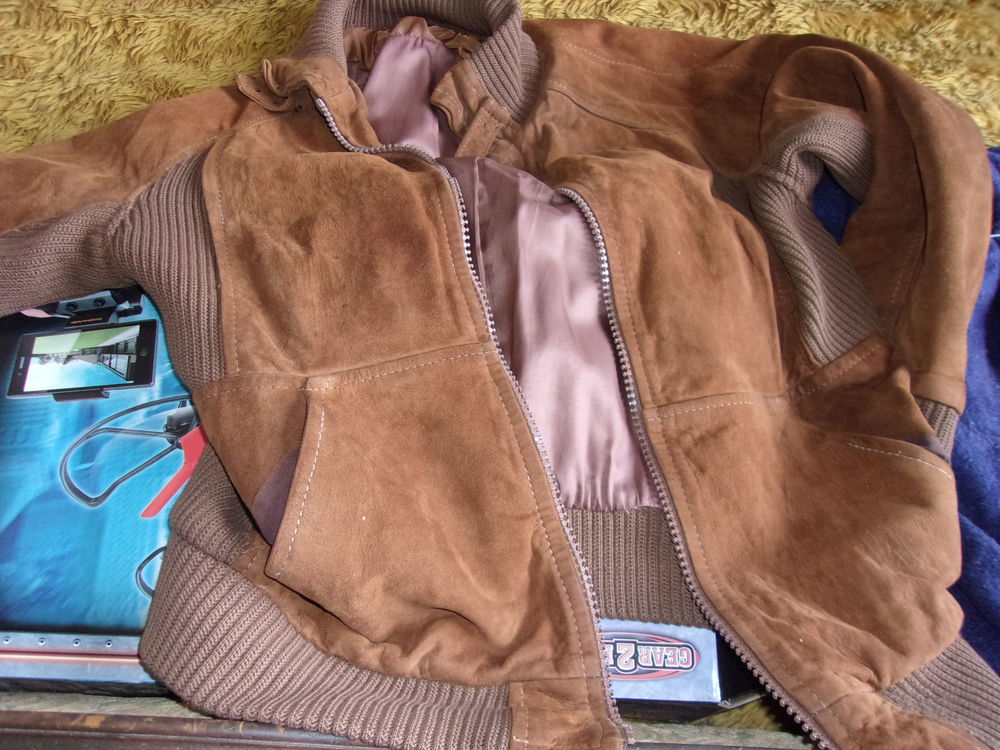 veste en daim Vêtements