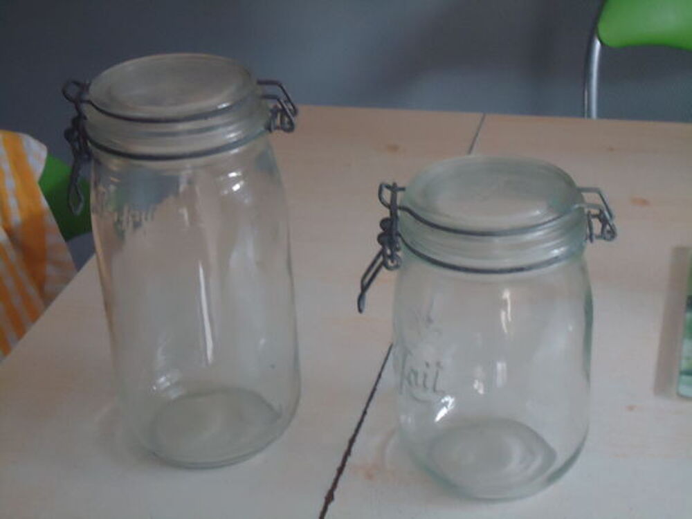 bocaux pour conserve, tr&egrave;s bon &eacute;tat. Jardin