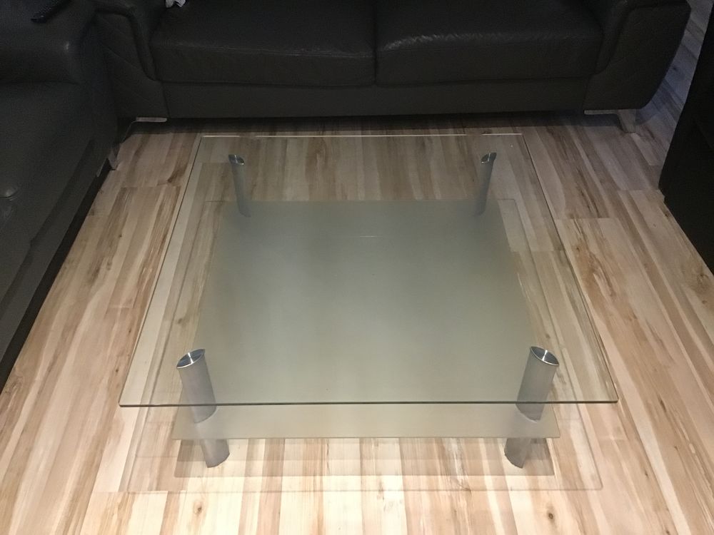 table basse en verre Electroménager