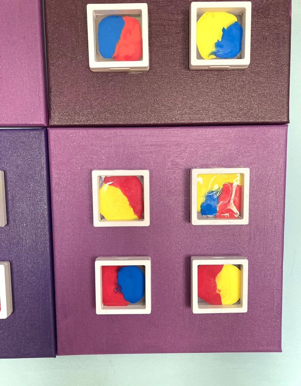 Tableau abstrait en relief. Décoration