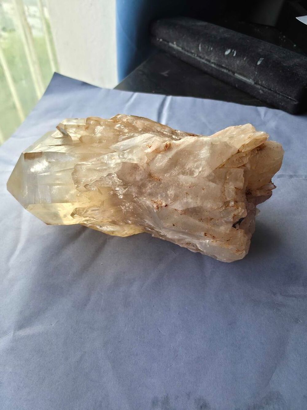 Sp&eacute;cimen Rare : Citrine Naturelle Brute de Kolwezi(Congo)-421g 