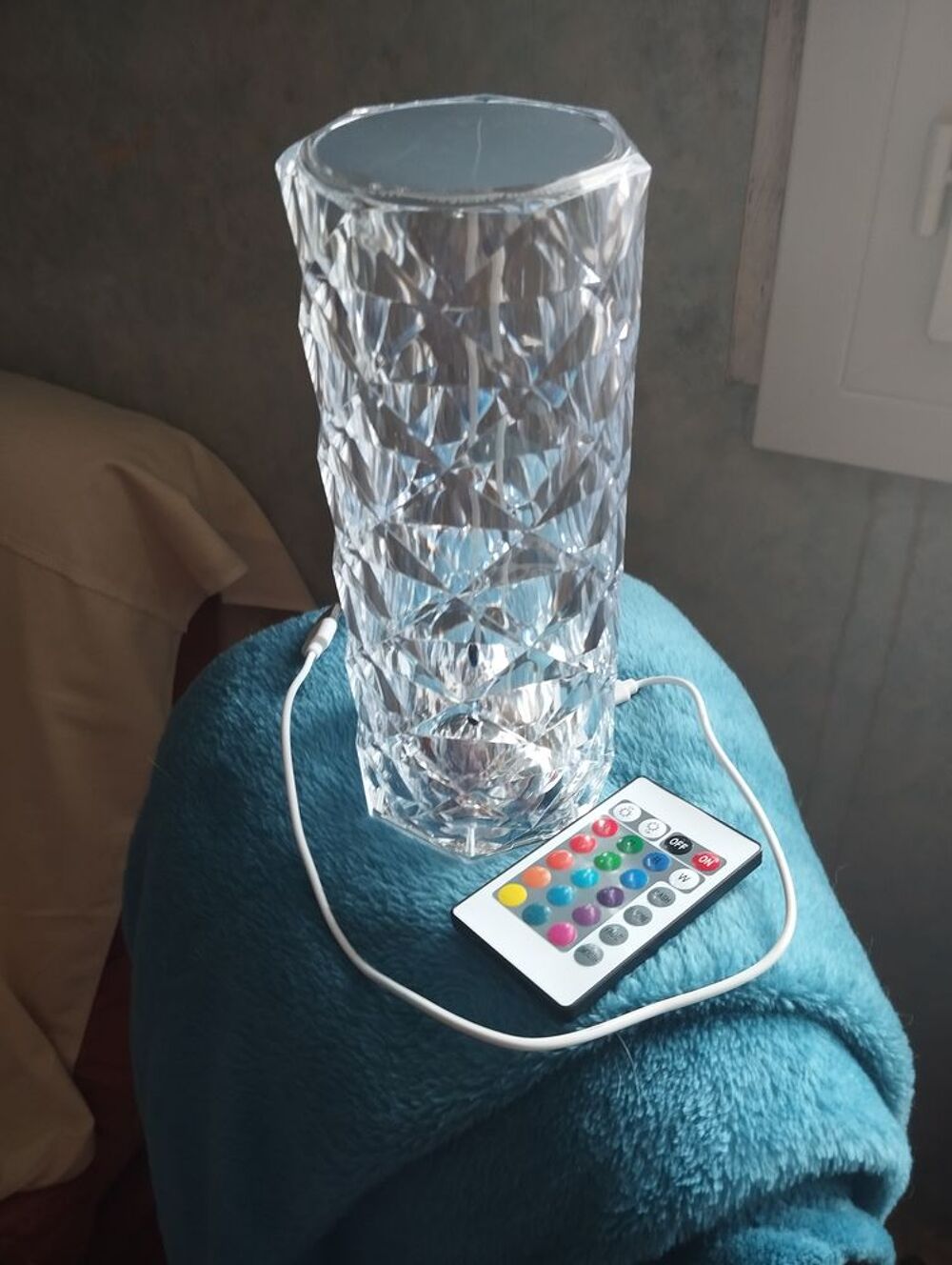 Lampe multicolore Dcoration
