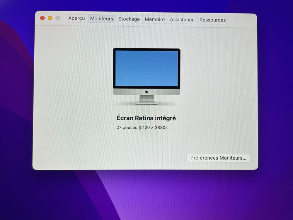 iMac 27 pouces fin 2015 Matériel informatique
