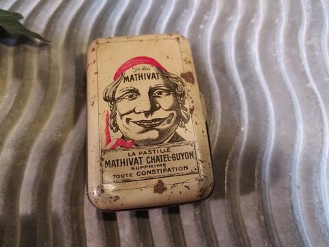 Ancienne Boite Pastilles Laxatives Mathivat Chatel-Guyon 60 Loches (37)
