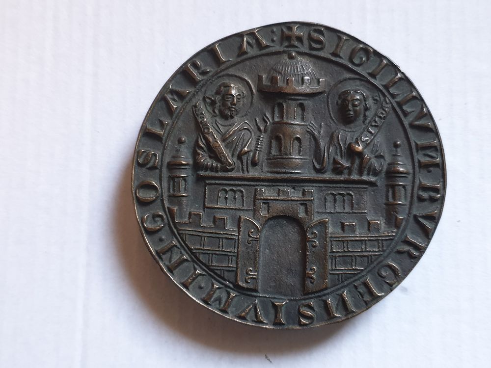 M&eacute;daille bronze Presse-Papiers Doctorat 