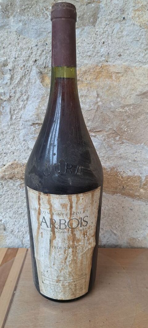 Magnum ARBOIS rouge  TROUSSEAU  1988 ROLET 120 La Ferté (39)