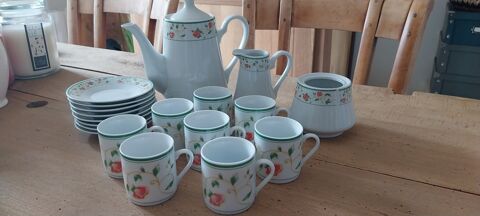 Service café 20 pièces ChrissG.Collection Porcelaine 20 Montigny-sur-Avre (28)