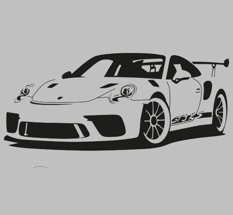 Gravure laser - Porsche 911 sur miroir grav 15 Metz (57)