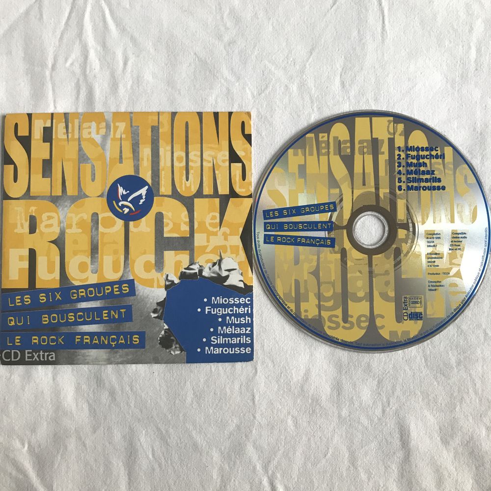 CD Sensations Rock SEITA Compilation CD et vinyles