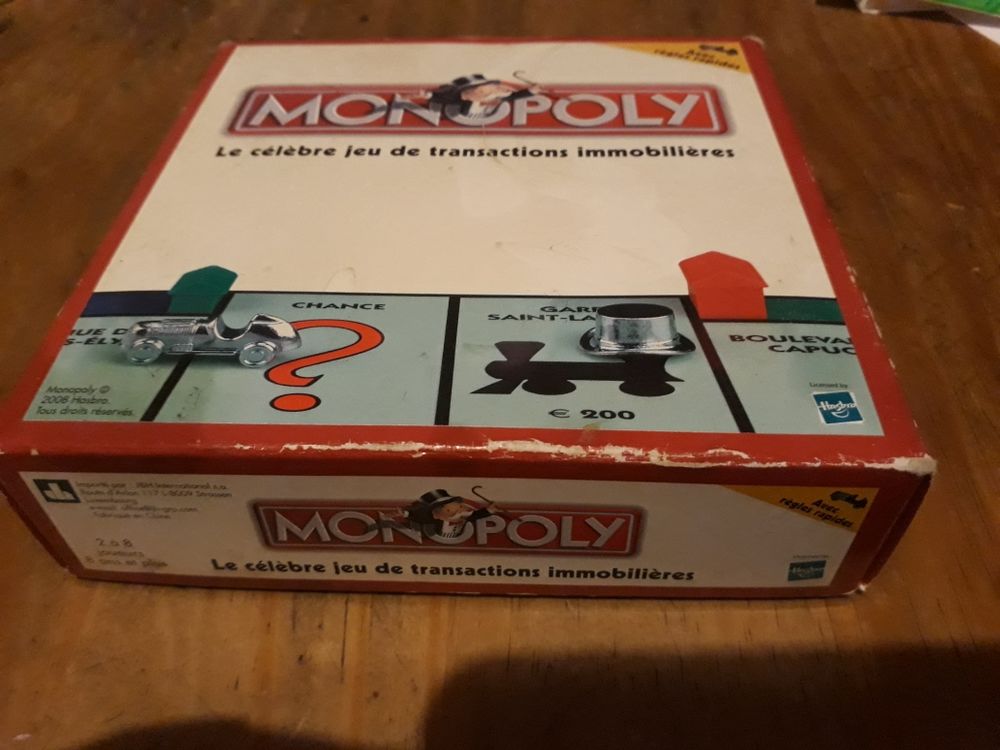 monopoly jeux complet, avec bo&icirc;te d'origine &eacute;tat neuf Jeux / jouets