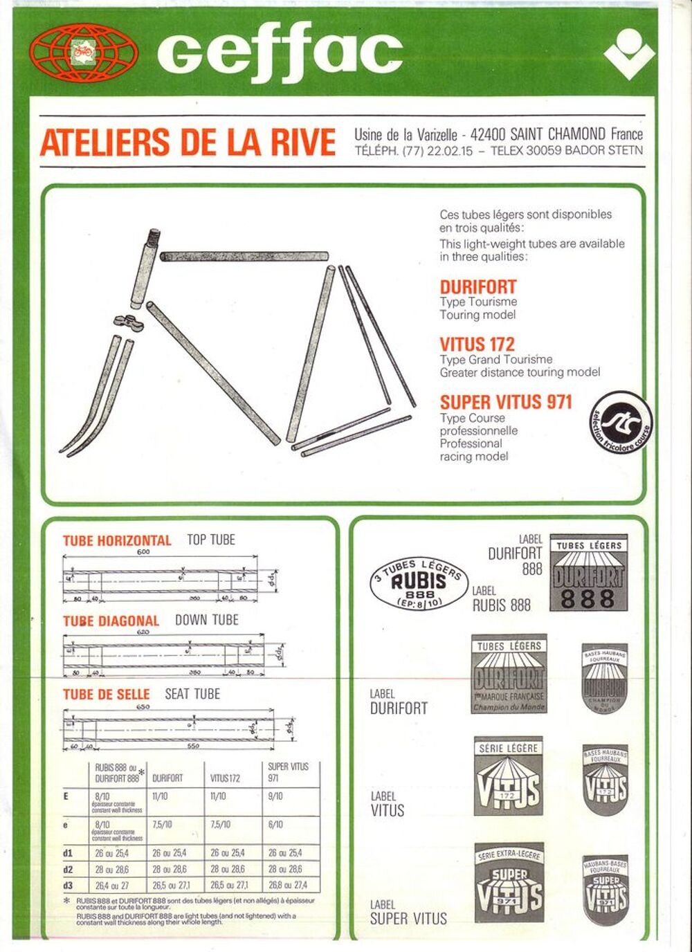 v&eacute;lo de course ann&eacute;e 80 Vélos