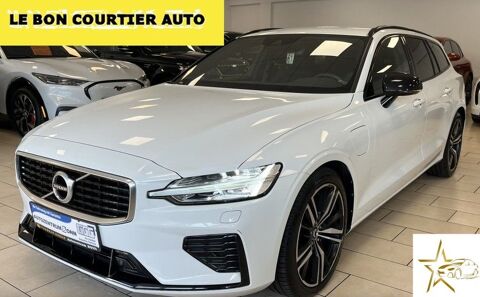 Volvo V60 T6 AWD Recharge 253 ch + 87 ch Geartronic 8 R-Design 2020 occasion Saint-Jean-de-Bournay 38440