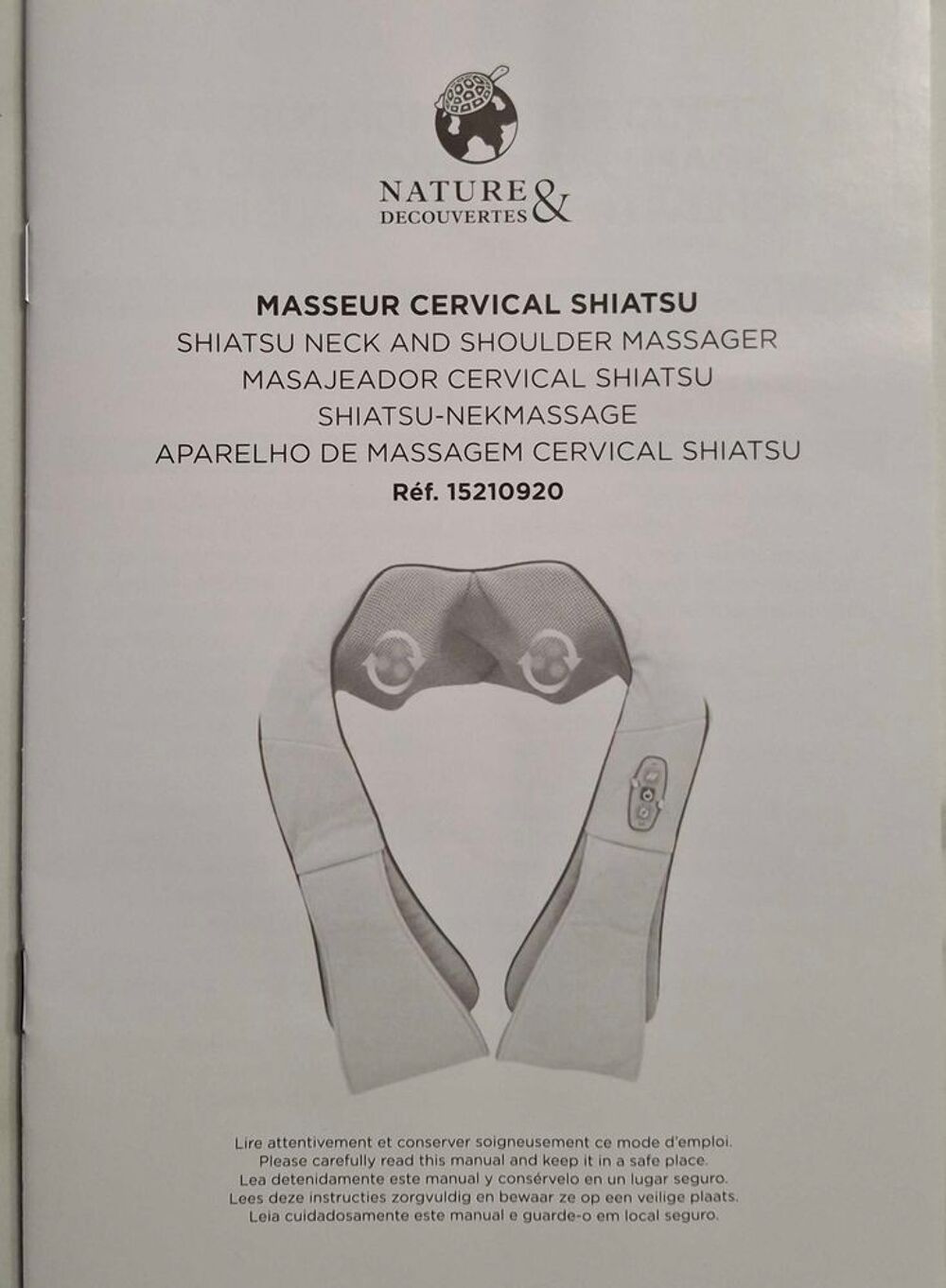 Masseur cervical Shiatsu &eacute;tat neuf Electroménager