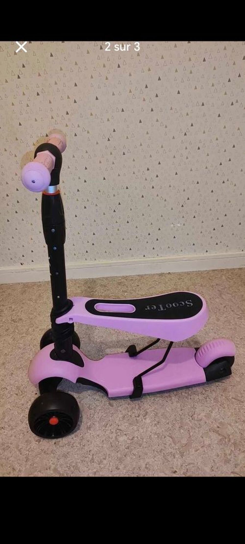 lot 2 trotinette draisienne Jeux / jouets