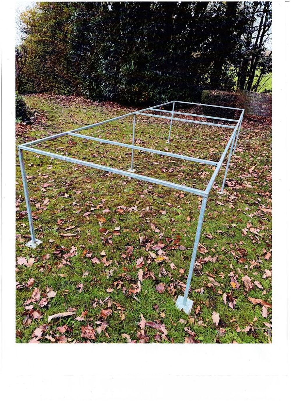 Ch&acirc;ssis en m&eacute;tal galvanis&eacute; Bricolage