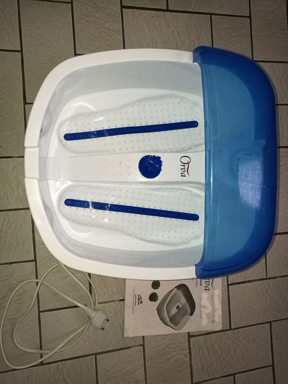 Bac Thalasso bain de pieds relaxant Electroménager