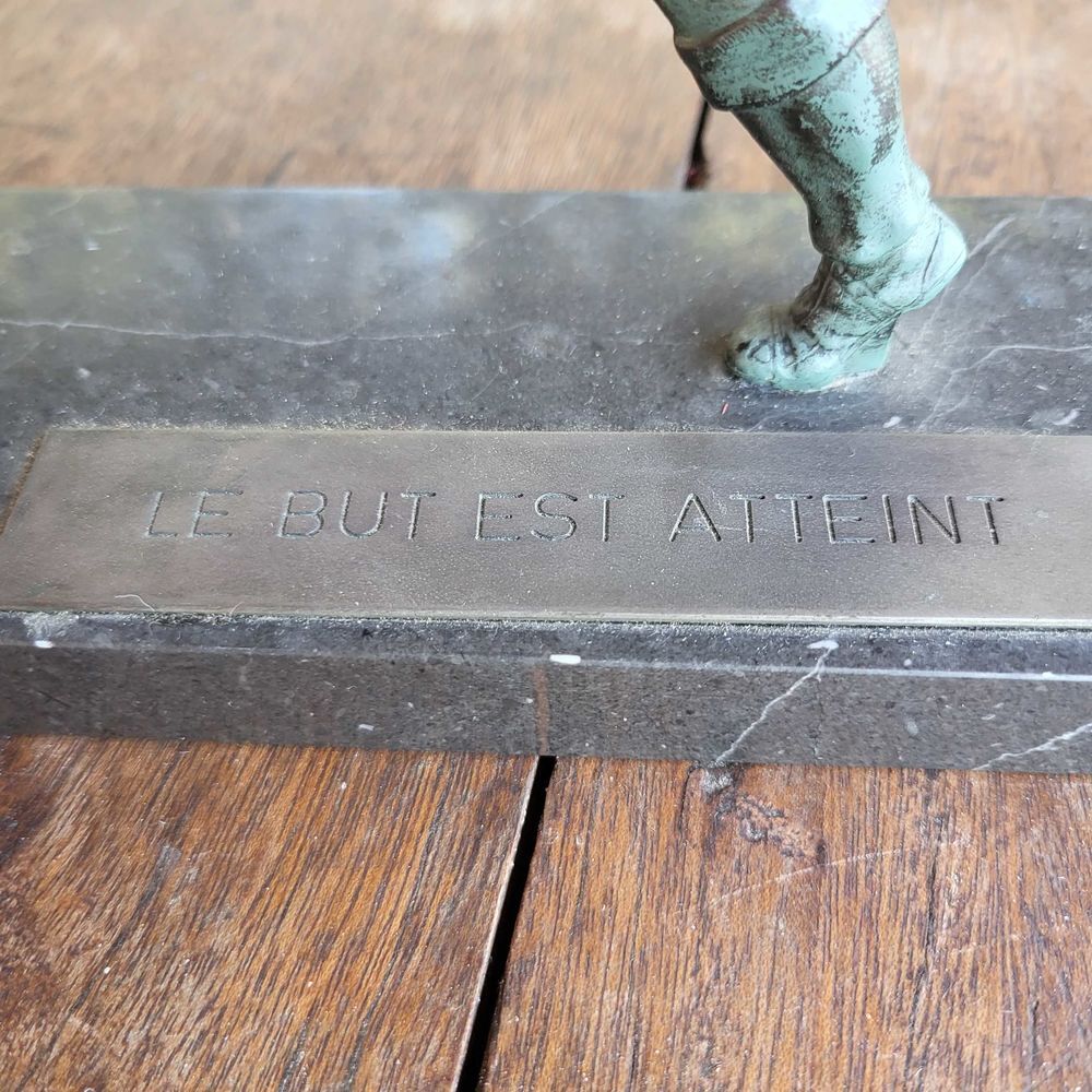 statut ancienne en bronze 