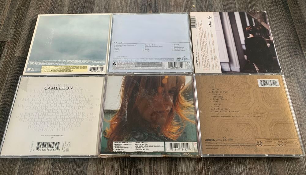 Lot de 6 CD de diverses Chanteuses CD et vinyles