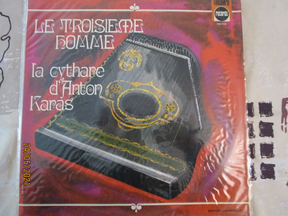 vinyle "le troisi&egrave;me homme" la cytare d'ANTON KARAS CD et vinyles
