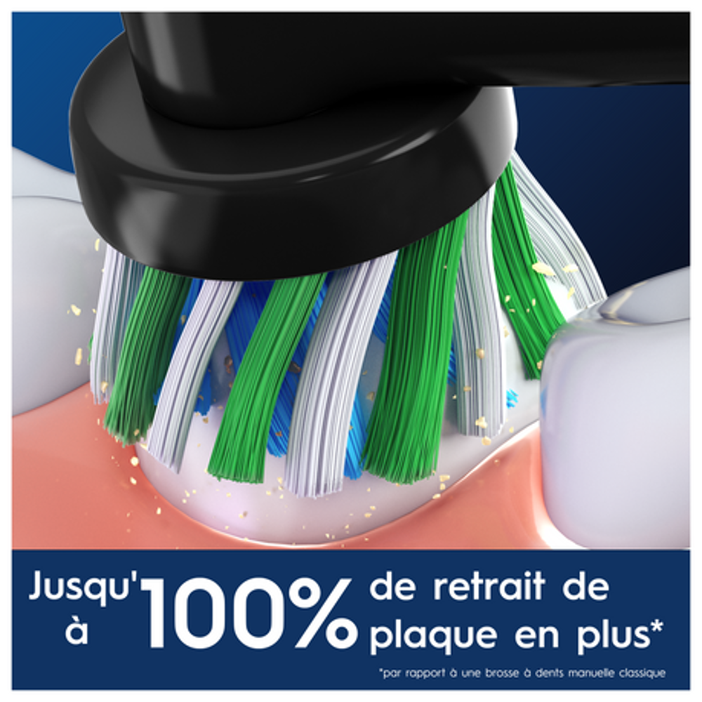 Oral-B Pro Cross Action Noire Brossettes Pour Brosse &Agrave; Dents Electroménager