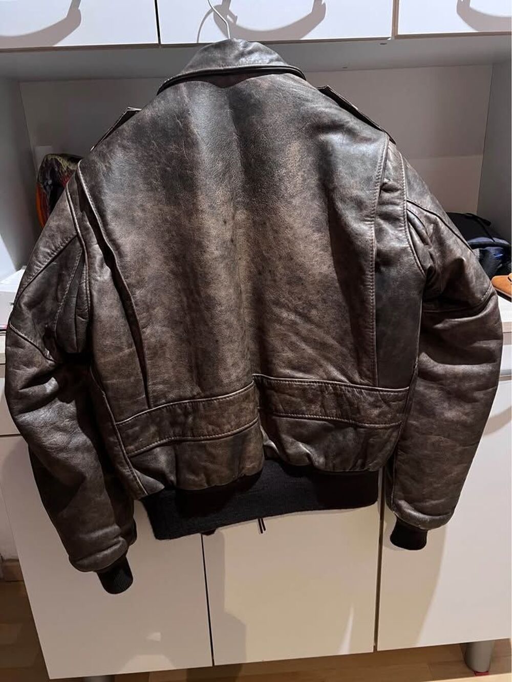Schott IS 674 MS marron vieilli rare Vêtements