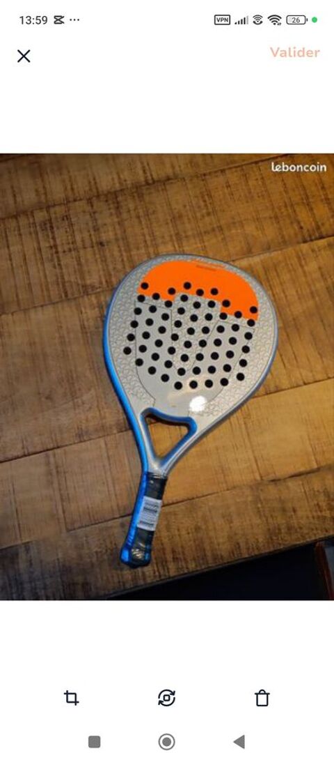 Raquette p�del TUYO Cosmic Silver 35 Armenti�res (59)