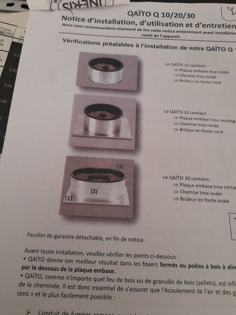 appareil pour pellet  inox marque QAITO Q10 45 Combrand (79)