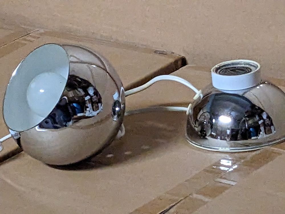 eyeball Goffredo REGGIANI (N&eacute; en 1929) Lampe &agrave; poser eyebal Décoration