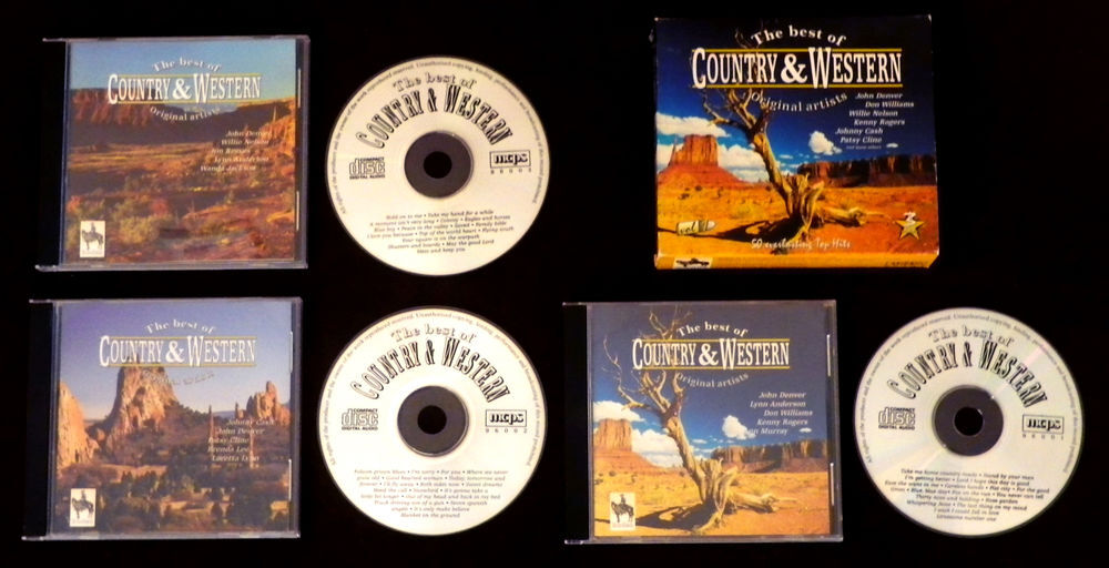 COFFRET 3 CD - The best of Country &amp; Western CD et vinyles