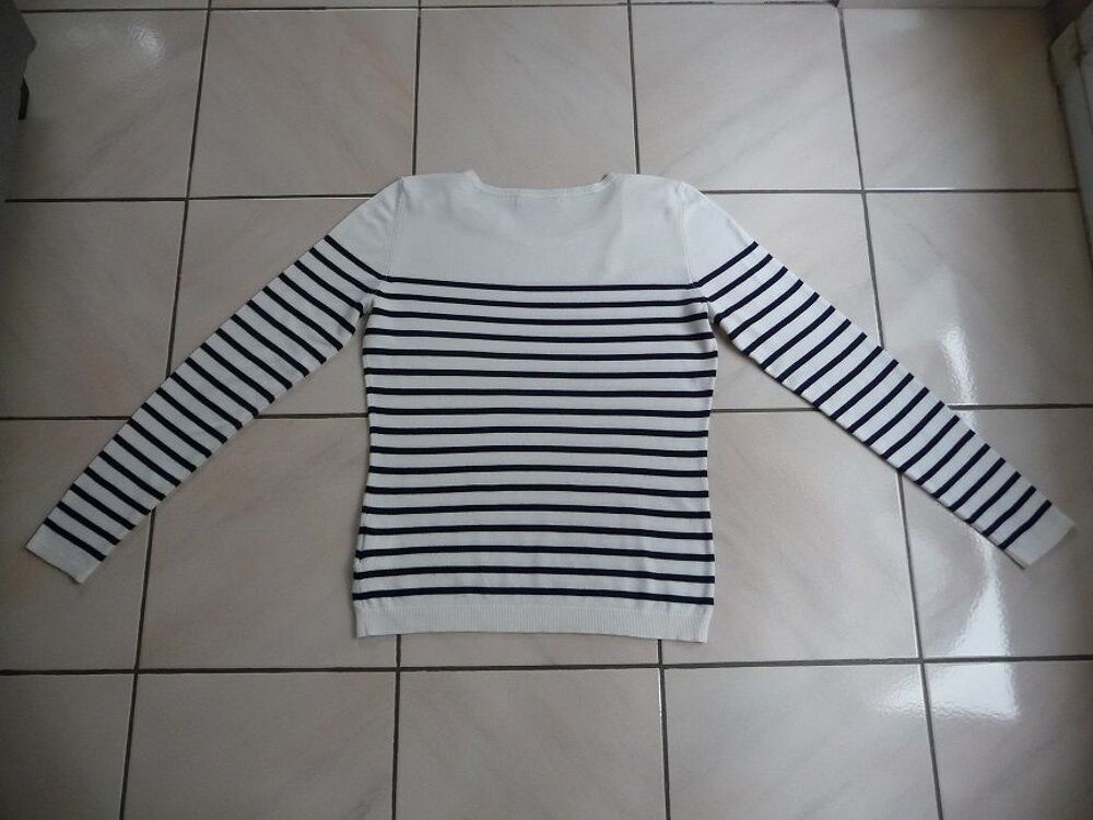 Pull style marin rayures marine CAMAIEU taille 38 - Neuf Vêtements