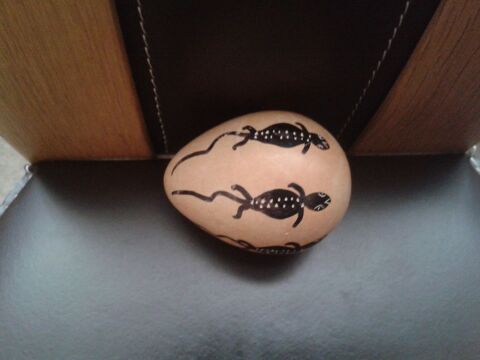 oeuf en st�atite d�cor de l�zards 6 Dijon (21)