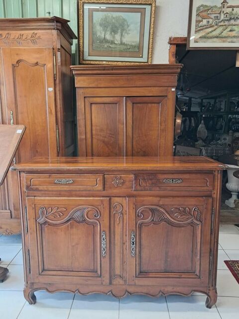Buffet ancien en bois fruitier, merisier 450 Ch�teau-l'�v�que (24)