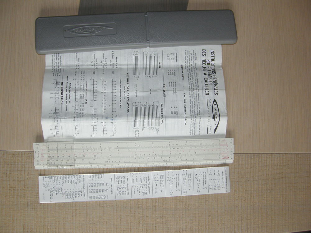 Regle a calcul graphoplex Matériel informatique